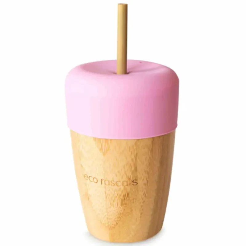 Eco Rascals Bamboo Cup With Straw Feeder