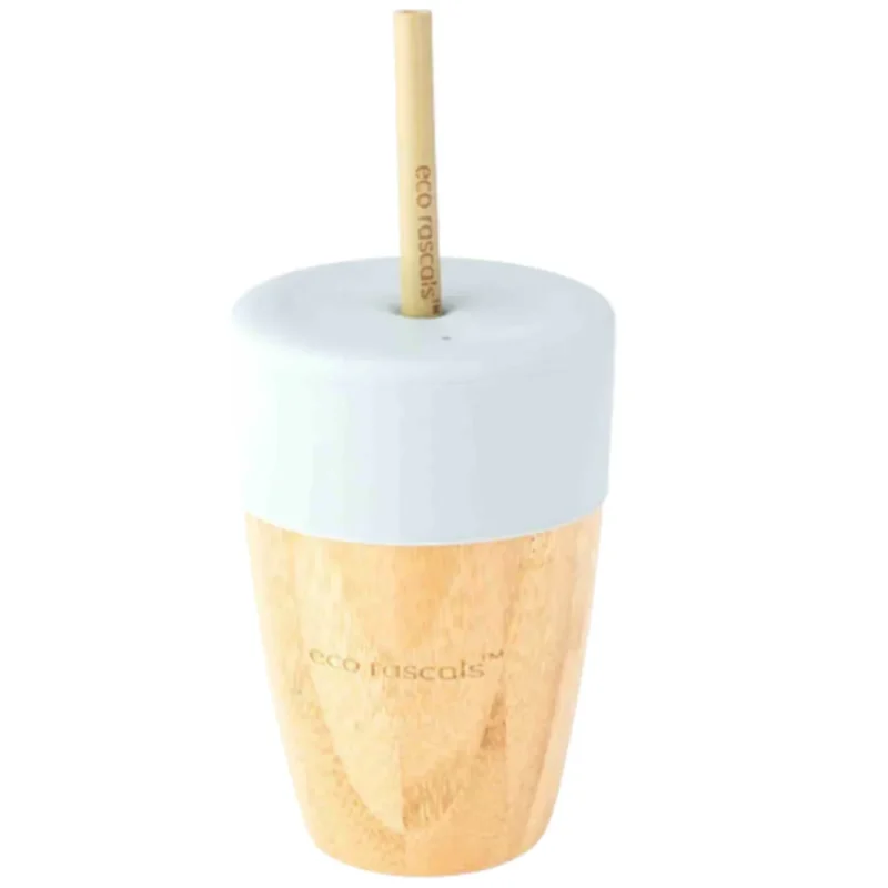 Eco Rascals Bamboo Cup With Straw Feeder