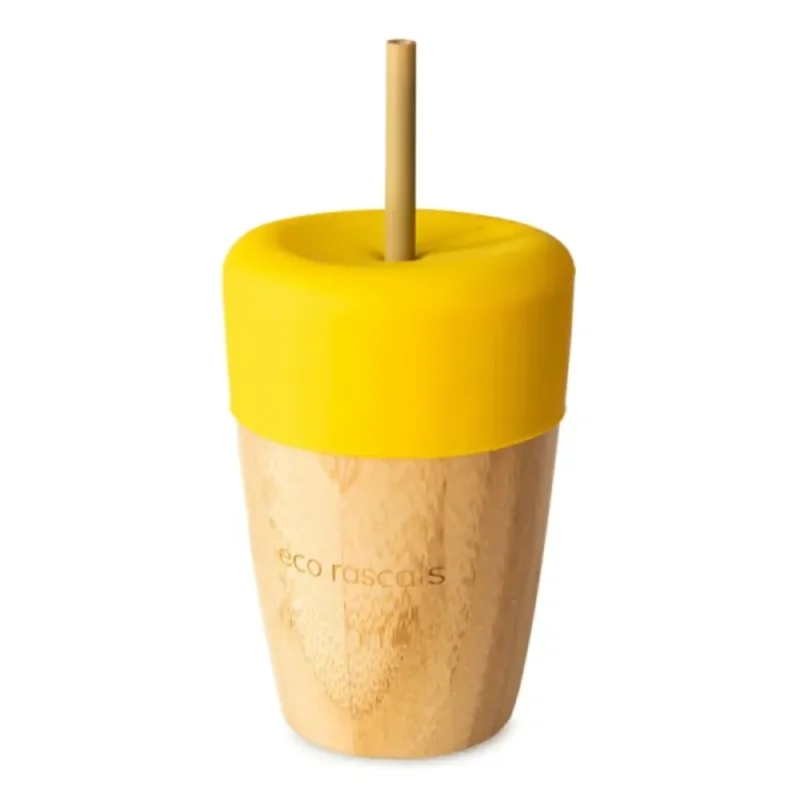 Eco Rascals Bamboo Cup With Straw Feeder
