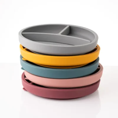 Eco Rascals Silicone Plate with Removable Divider