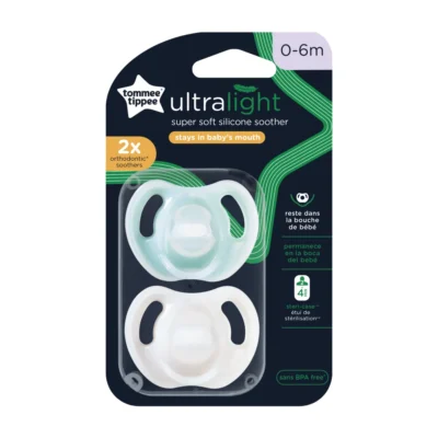 Tommee Tippee ΠΙΠΙΛΕΣ ULTRA LIGHT SILICONE SOOTHER 0-6m