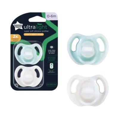 Tommee Tippee ΠΙΠΙΛΕΣ ULTRA LIGHT SILICONE SOOTHER 0-6m