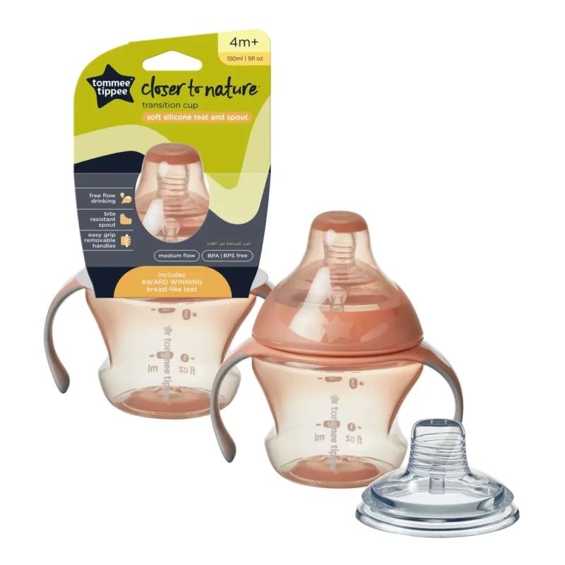 Tommee Tippee Closer To Nature BOTTLE TO CUP RED