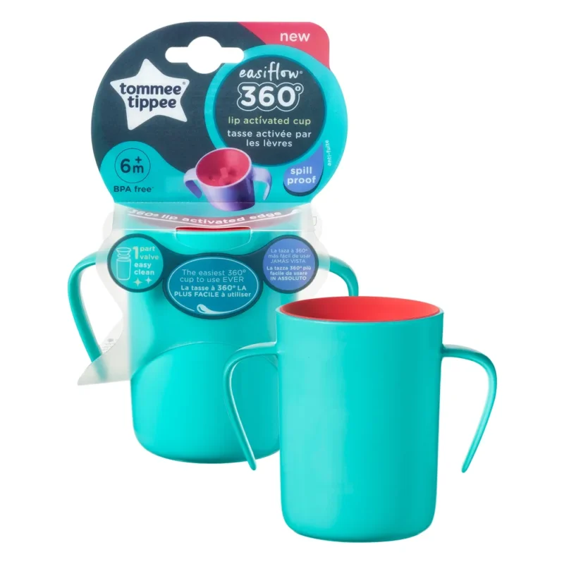 Tommee Tippee Easiflow 360 Lip Activated Cup 6m+