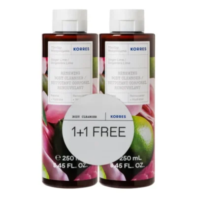 Korres Αφρόλουτρο Τζίντζερ Μοσχολέμονο 250ml 1+1 Δώρο