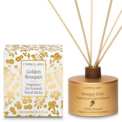 Αρωματικό Χώρου με ξύλινα στικς Bouquet d'Oro