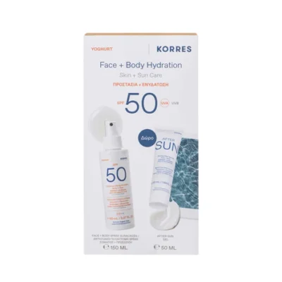 KORRES SUNCARE SET Yoghurt Sunscreen Spray SPF50