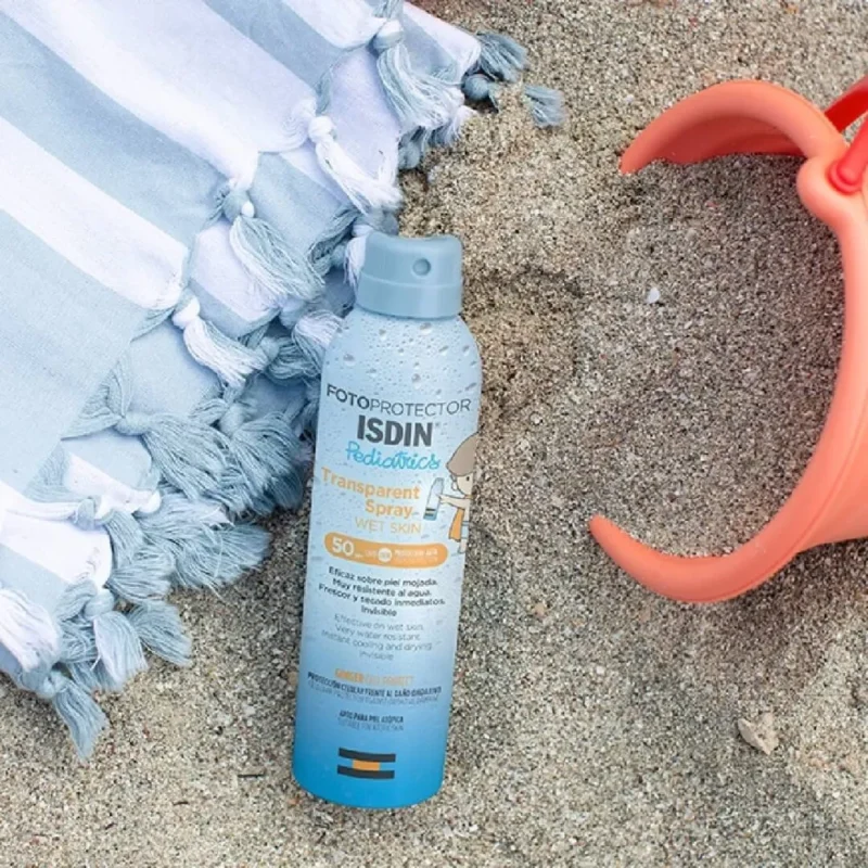 ISDIN Pediatrics Transparent Spray Wet Skin SPF50