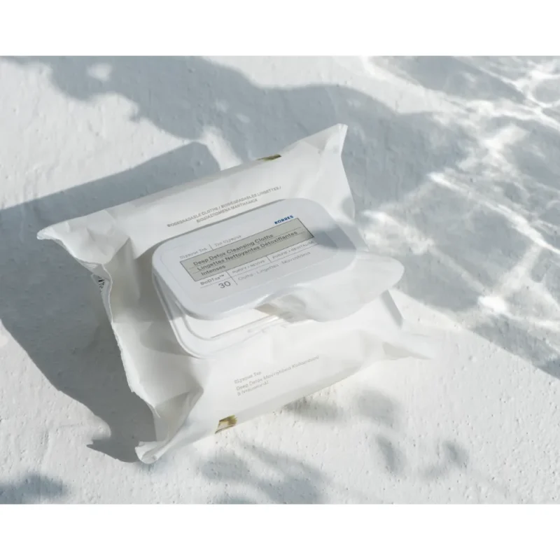 Korres Olympus Tea Deep Detox Μαντηλάκια Καθαρισμού 30τμχ