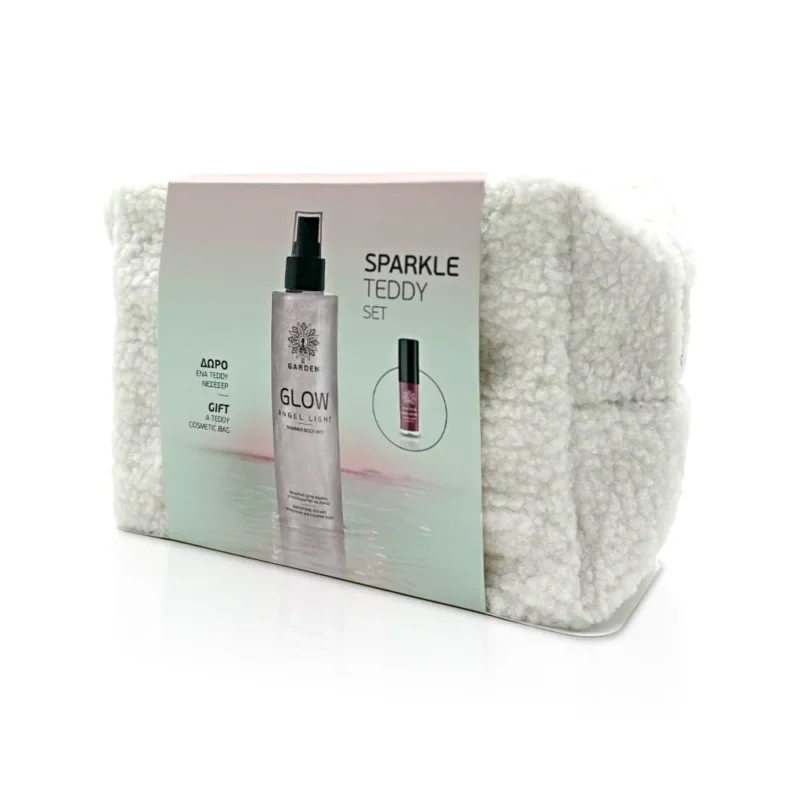 Sparkle Teddy Set Glow Angel Light
