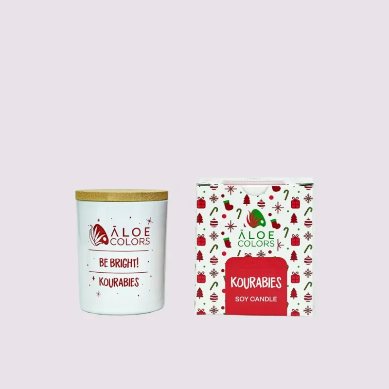 Aloe Colors Scented Soy Candle Kourabies