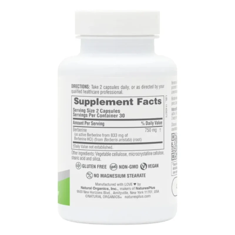 Nature’s Plus Pro Berberine 750mg