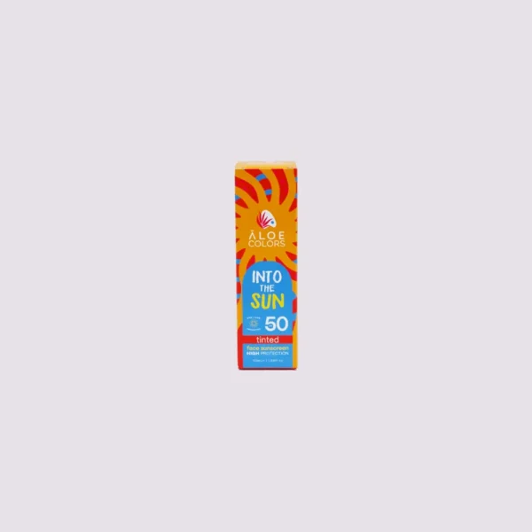 Aloe Colors INTO THE SUN Face Sunscreen Tinted 50spf