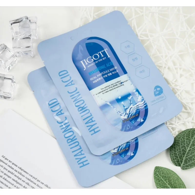 Jigott Hyaluronic Acid Real Ampoule Mask