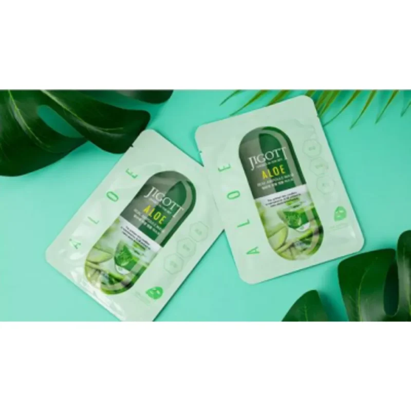 Jigott Aloe Real Ampoule Mask