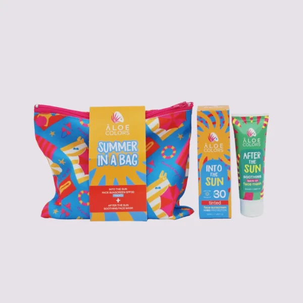 Aloe colors Into The Sun Cosmetic Bag Spf 30 Tinted