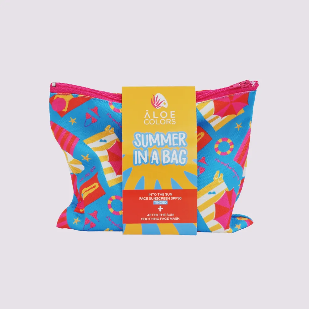 Aloe colors Into The Sun Cosmetic Bag Spf 30 Tinted