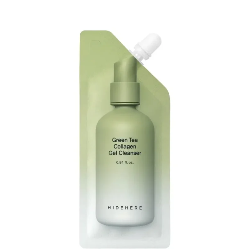HIDEHERE Hypoallergenic Green Tea Collagen Gel Cleanser