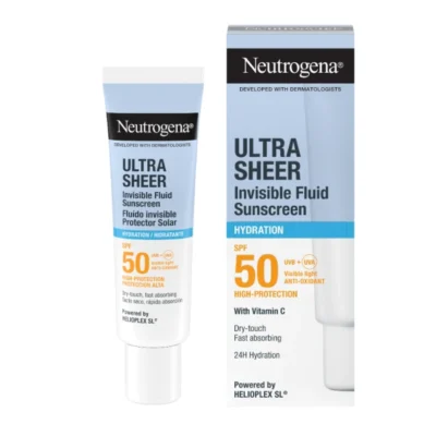 Neutrogena Ultra Sheer Invisible Fluid Hydration, Αντηλιακό Προσώπου SPF50